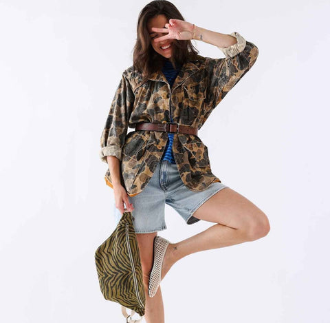 Olive Banana Bag