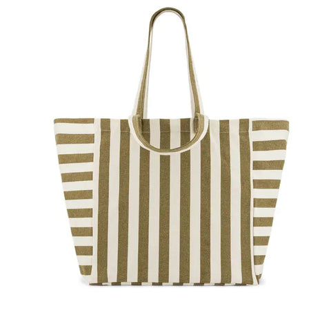 Green Stripe Tote