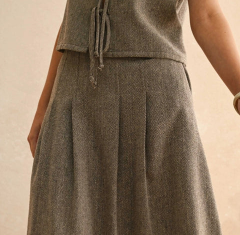Herringbone Skirt