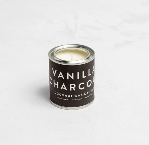 Charcoal Vanilla Candle