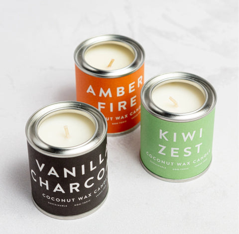 Charcoal Vanilla Candle