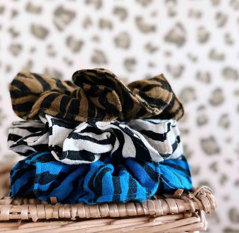 Zebra Scrunchie