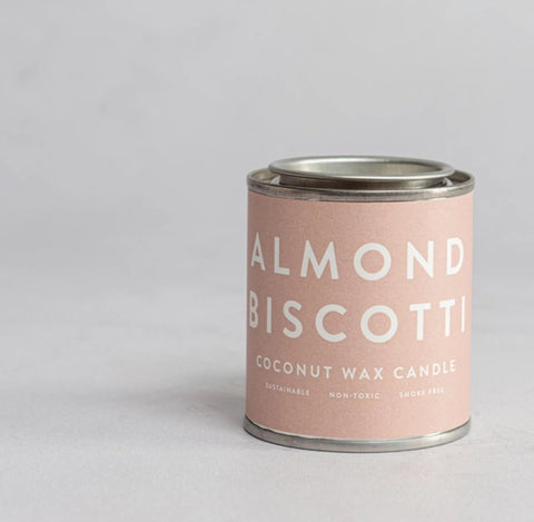 Almond Wax Candle