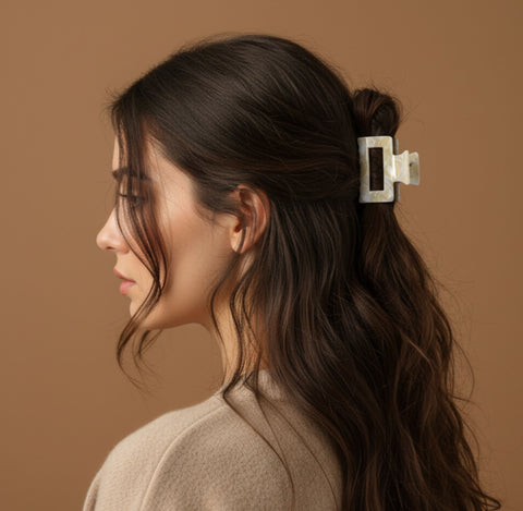 Square Pearl Clip