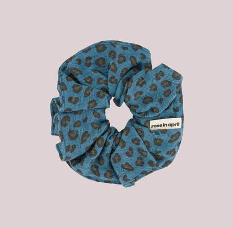 Denim Leo Scrunchie