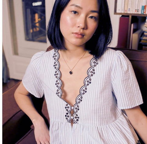 Scallop Daisy Blouse