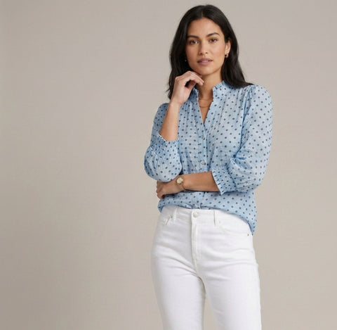 Nujannet Shirt Bleu